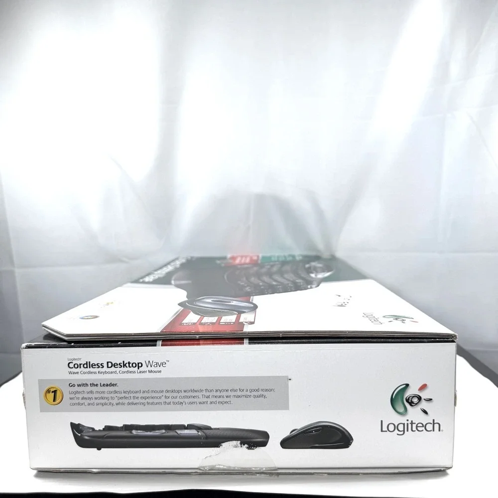 Logitech Comfort Wireless Wave Keyboard Y-RCP140 Combo with Mouse and Dongle